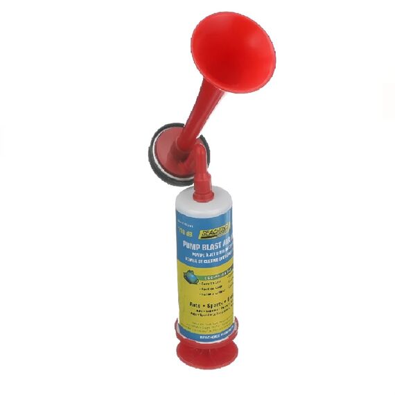 Buzina Corneta de Emergência Manual c/ Bomba Seachoice 110dB