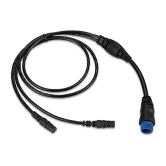 Cabo Conector Adaptador p/ Transducer Garmin - Macho 4 pinos x2 p/ Femea 6 pinos