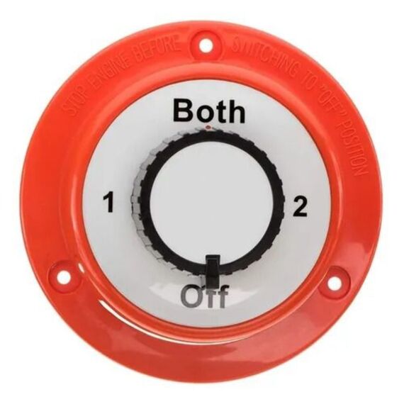 Chave de Bateria Blindada Attwood 230A p/ 2 Baterias