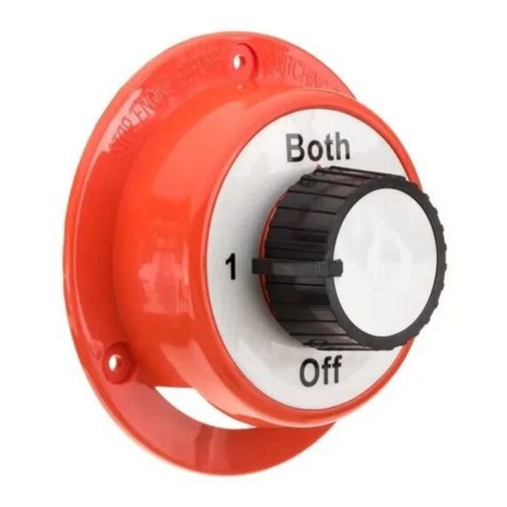 Chave de Bateria Blindada Attwood 230A p/ 2 Baterias