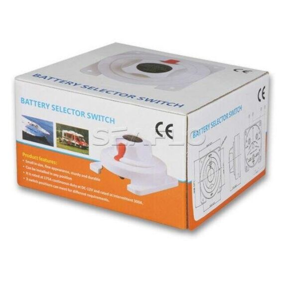 Chave de Bateria Blindada Seaflo 175A p/ 2 Baterias