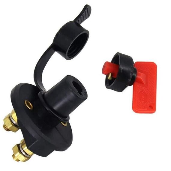 Chave de Bateria C/ Chave Removível Seaflo 275A p/ 1 Bateria c/ Capa Protetora