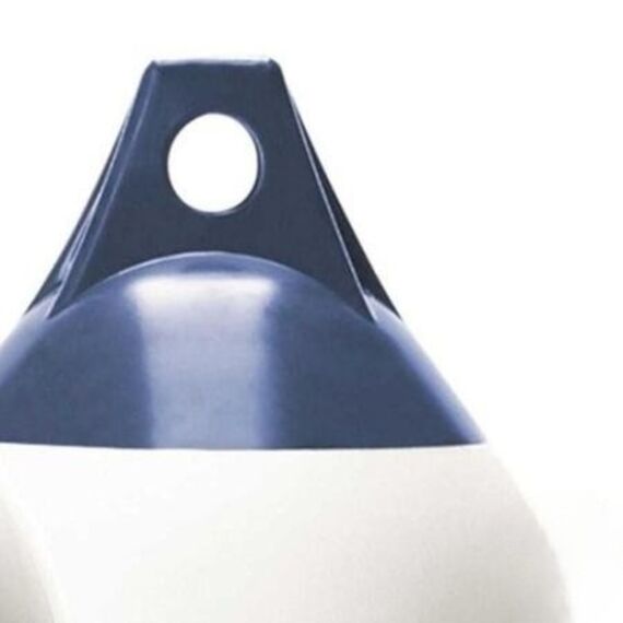 Defensa p/ Embarcações Linha F - F7 - 38 x 125 cm - Branca/Azul