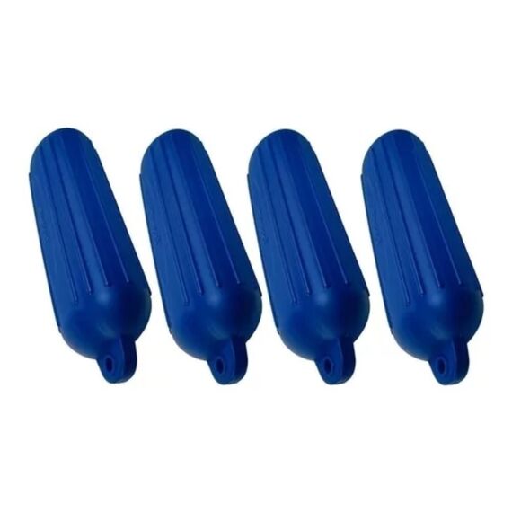 Defensa p/ Embarcações Linha G - G2 - 10,2 x 40,6 cm - Azul - Rígida - 4 un.