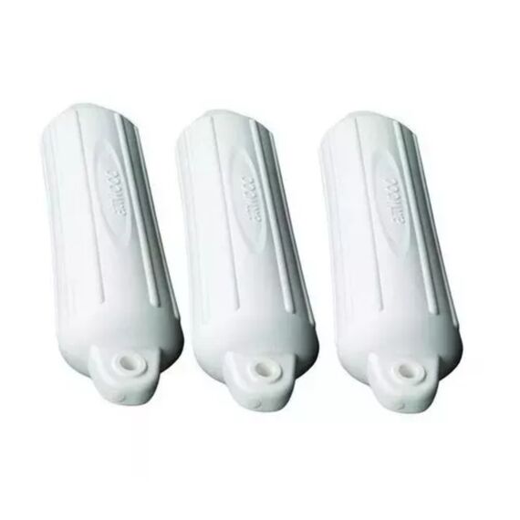 Defensa p/ Embarcações Linha G - G2 - 10,2 x 40,6 cm - Branca - Rígida - 3 un.