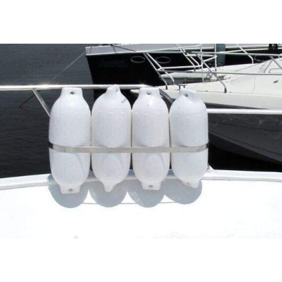 Defensa p/ Embarcações Linha G - G2 - 11,5 x 40,6 cm - Branca - Inflável