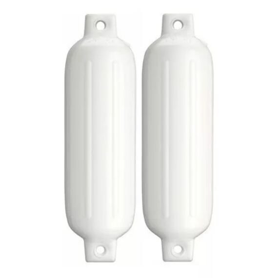 Defensa p/ Embarcações Linha G - G4 - 16,5 x 58,5 cm - Branca - Inflável - 2 un.