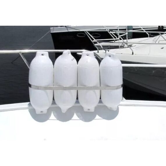 Defensa p/ Embarcações Linha G - G6 - 25,4 x 76,2 cm - Branca - Inflável