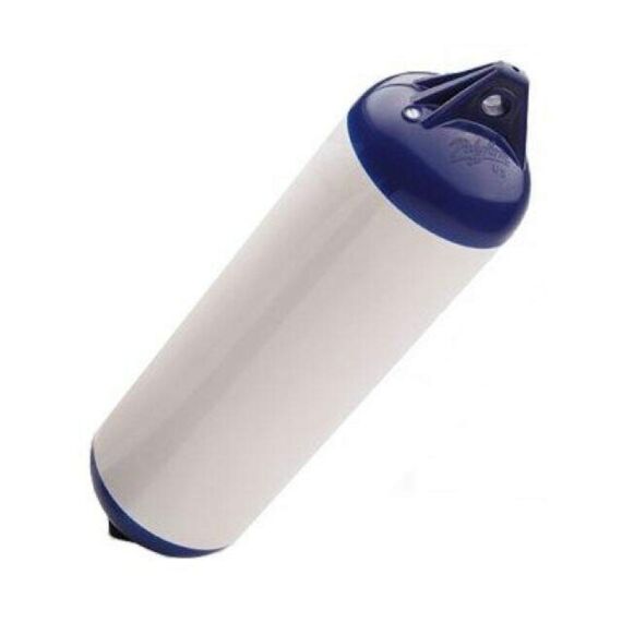 Defensa p/ Embarcações Polyform Linha F - F4 - 21,6 x 102,9 cm - Branca/Azul