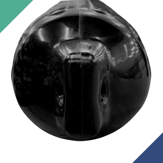 Defensa p/ Embarcações Linha G - G5 - 21,7 x 70,0 cm - Preta - Inflável