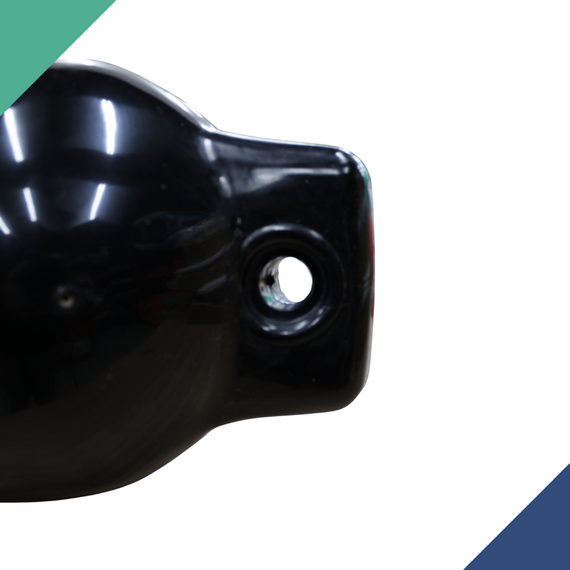 Defensa p/ Embarcações Linha G - G5 - 21,7 x 70,0 cm - Preta - Inflável