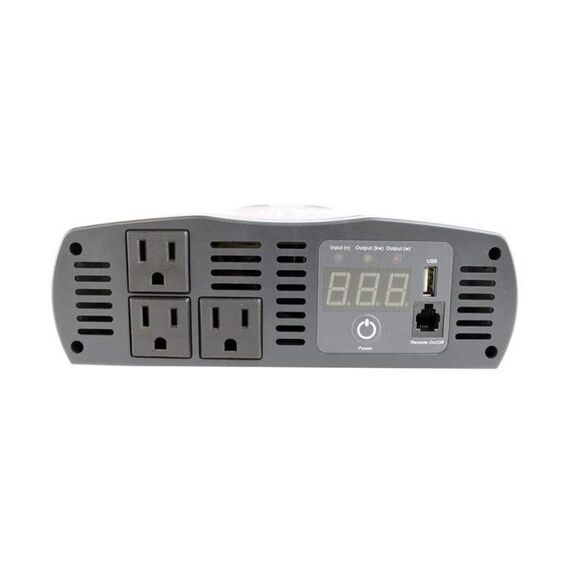 Inversor de Corrente Cobra Potência: 1500w - Entrada: 12v - Saída: 3 x 110v / 1 x USB 5v