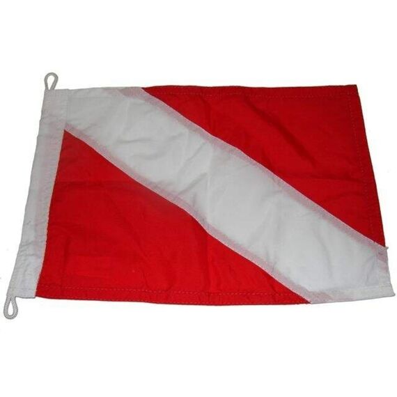 Bandeira de Mergulho Dupla Face p/ Embarcações 40x24cm