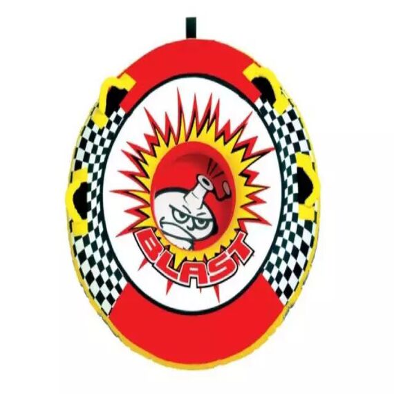 Boia de Reboque Para Esportes Aquáticos AIRHEAD BLAST - Amarela/Vermelha