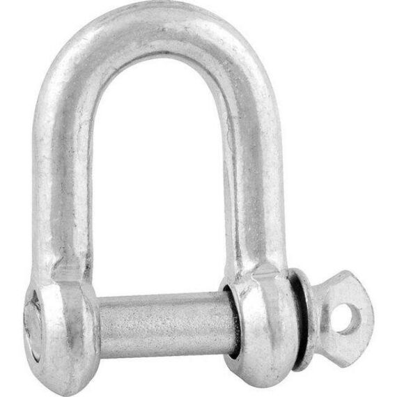 Manilha em Aço Galvanizado Reta - 14mm - 47x26