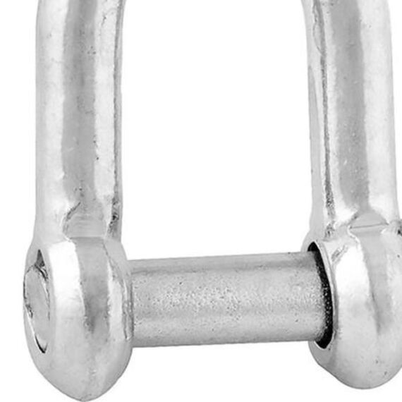 Manilha em Aço Galvanizado Reta - 14mm - 47x26