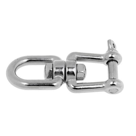 Manilha em Aço Inox C/ Destorcedor - 10mm