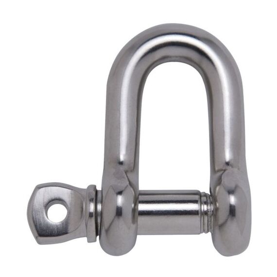 Manilha em Aço Inox Reta - 4mm - 16x8