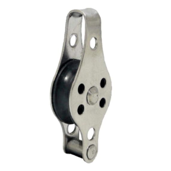 Moitao Náutico c/ Suporte em INOX c/ Roldana em Nylon - 6 mm