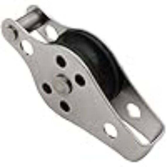 Moitao Náutico c/ Suporte em INOX c/ Roldana em Nylon - 6 mm