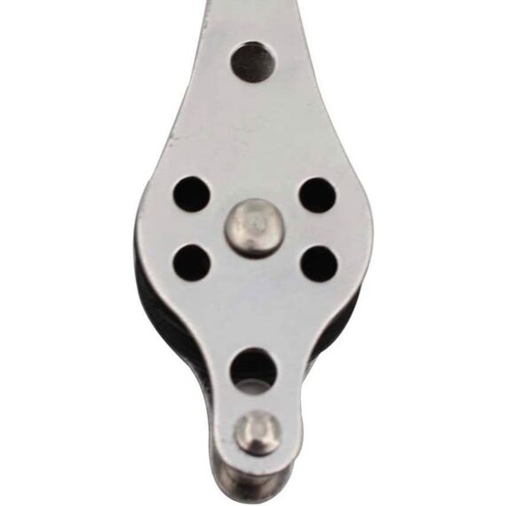 Moitao Náutico c/ Suporte em INOX c/ Roldana em Nylon - 6 mm