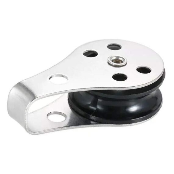 Moitao Náutico em INOX c/ Roldana em Nylon - 6 mm