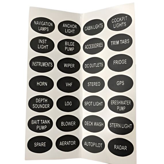 Painel Elétrico Marinizado c/ 4 Teclas Iluminadas c/ Circuit Breaker Individual - em ABS