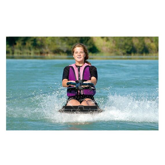 Prancha p/ KneeBoard c/ Cinta e 4 pegadores - Seaflo - PRETA