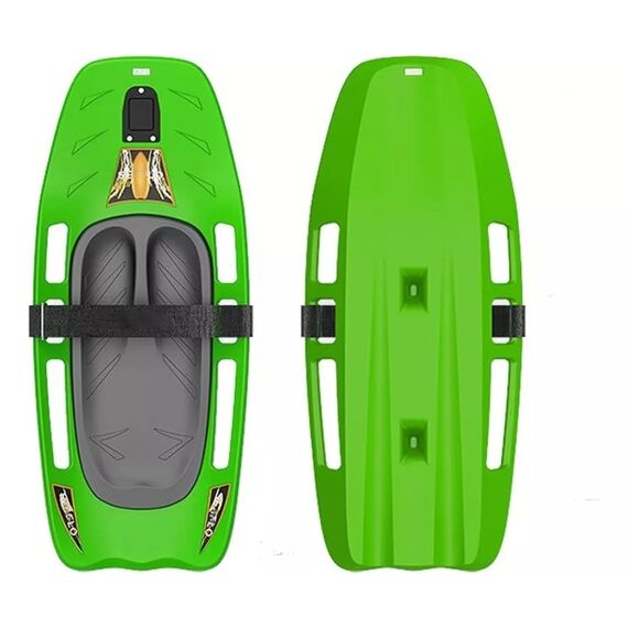 Prancha p/ KneeBoard c/ Cinta e 4 pegadores - Seaflo - Verde