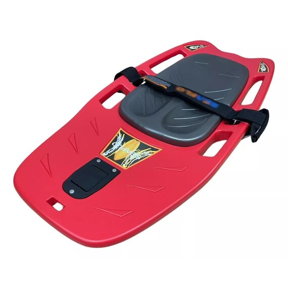 Prancha p/ KneeBoard c/ Cinta e 4 pegadores - Seaflo - Vermelha