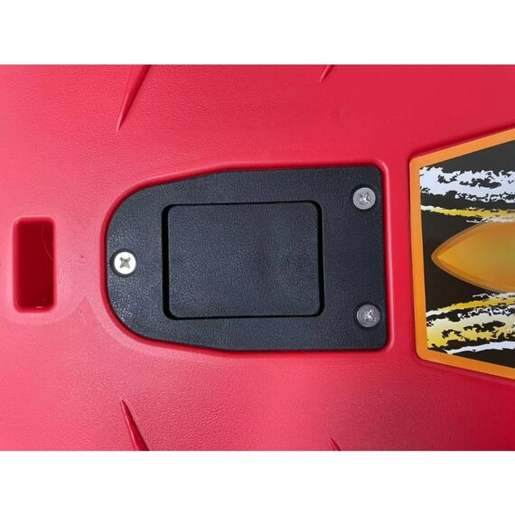 Prancha p/ KneeBoard c/ Cinta e 4 pegadores - Seaflo - Vermelha