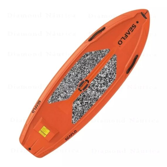 Prancha p/ Stand UP 292CM - Seaflo - Laranja + Remo Ajustável