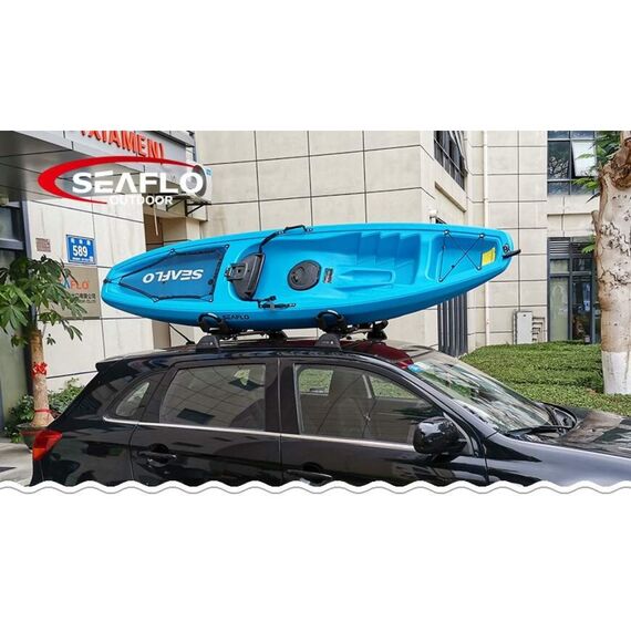 Suporte Rack p/ Transporte de Caiaque Ajutável - Modelo J - Seaflo