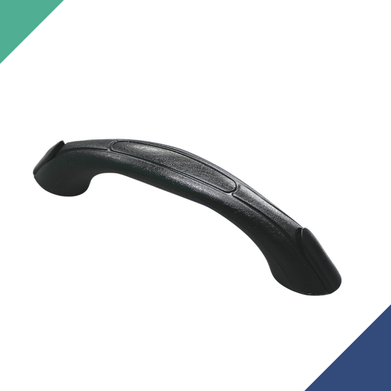 Alça de Apoio em Vinil (Pegador/Pega Mão/Puxador) - Tam: 23cm - Preta