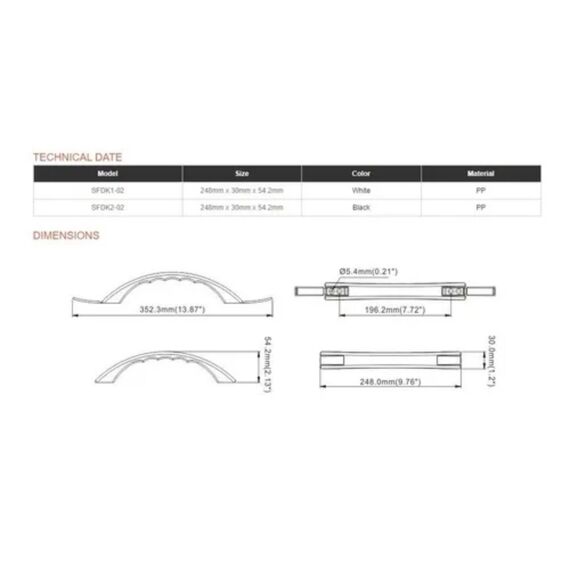 Alça de Apoio em Vinil (Pegador/Pega Mão/Puxador) - Tam: 25cm - Preta