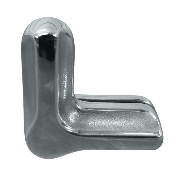 Fecho / Trava de Pressão L p/ Tampas e Portas de Ármário Em Inox