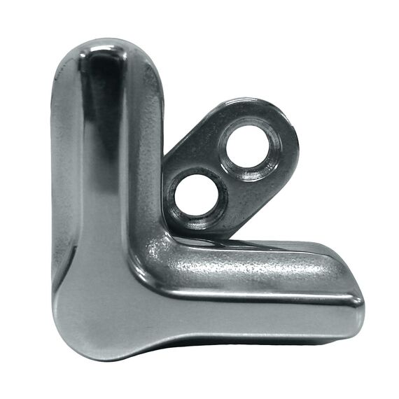 Fecho / Trava de Pressão L p/ Tampas e Portas de Ármário Em Inox