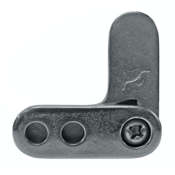 Fecho / Trava de Pressão L p/ Tampas e Portas de Ármário Em Inox