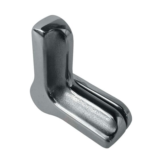 Fecho / Trava de Pressão L p/ Tampas e Portas de Ármário Em Inox