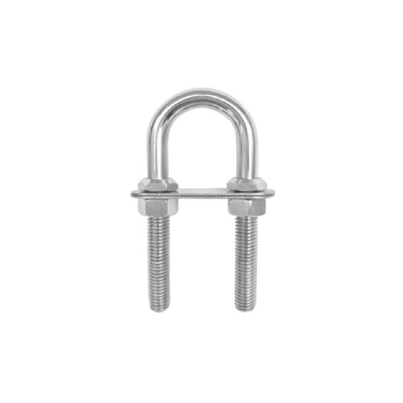 Ferragem de Proa / Popa U-Boat em Aço Inox 1/4 de polegada p/ Barcos