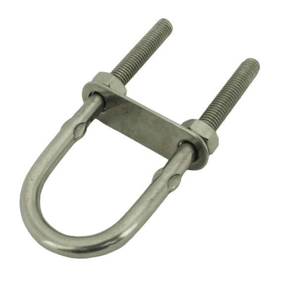 Ferragem de Proa / Popa U-Boat em Aço Inox p/ Barcos - 10mm - 60 x 130