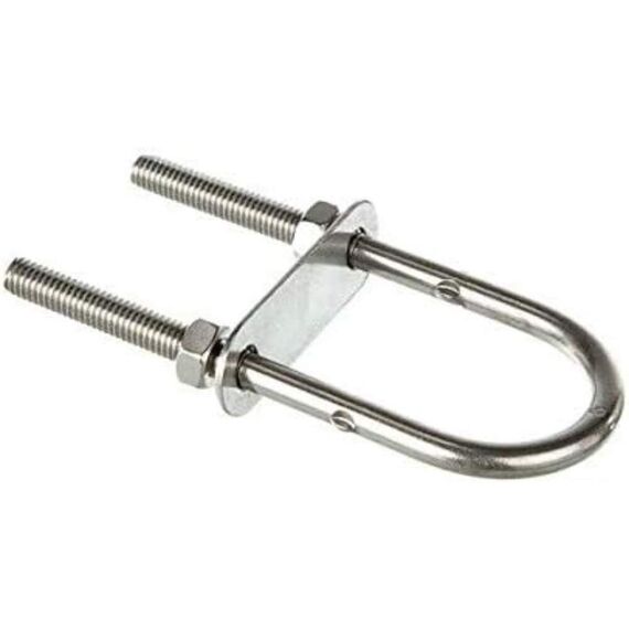 Ferragem de Proa / Popa U-Boat em Aço Inox p/ Barcos - 12mm - 75 x 150