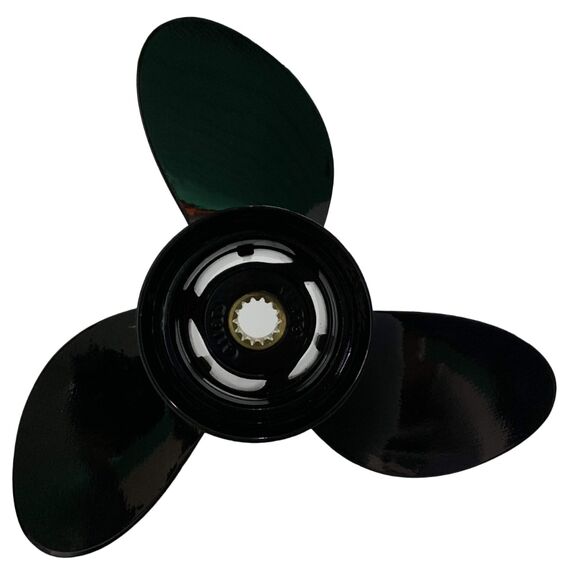 Hélice Johnson 25/30/35HP Etec 10 X 15 Estriada c/ Escape (Mod: 390380)