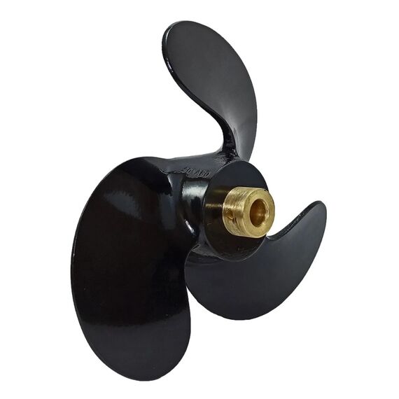 Hélice Jonhson/Evinrude 3.3HP 7.5 x 6 Pinada (Mod:Alumínio) - SORABO