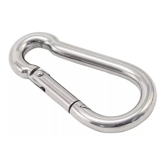 Mosquetão Engate Rápido Em Inox - 6 x 60 mm
