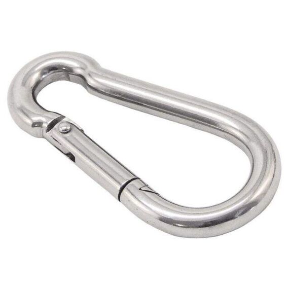 Mosquetão Engate Rápido Em Inox - 9 x 90 mm