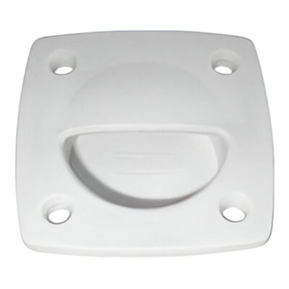 Puxador de Tampas de Embutir em ABS Branco