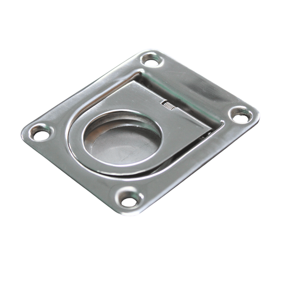 Puxador de Tampas de Embutir em Aço Estampado 2-3/16 x 2-9/16 pol