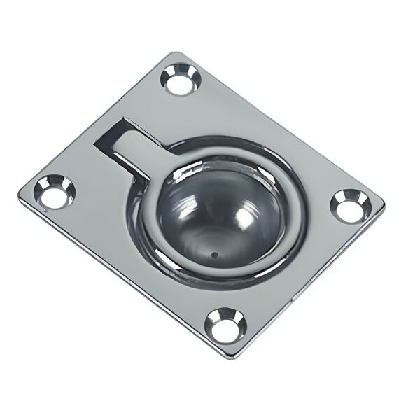 Puxador de Tampas de Embutir em Aço Fundido 38 x 48 mm