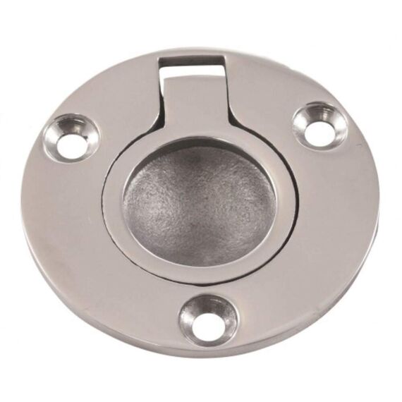 Puxador de Tampas de Embutir em Aço Fundido - Redondo - 50 mm
